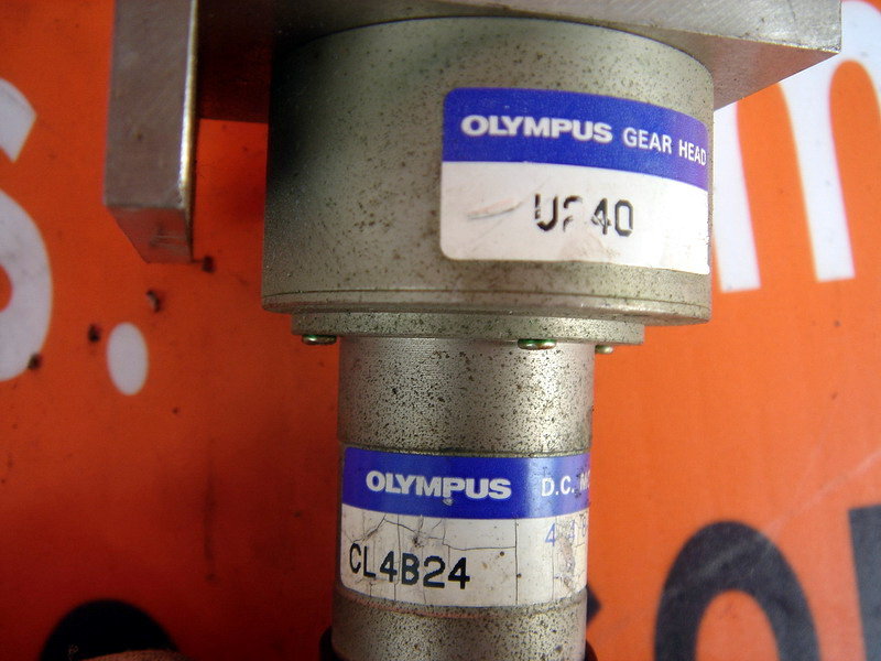 OLYMPUS DC MOTOR CL4B24 GEAR GEAD - PLC DCS SERVO Control